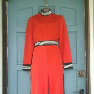 1970s Vintage Bellbottom Jumpsuit Costume